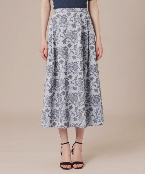 【婦人画報掲載】【BIBURY FLOWER】バイブリーフラワージャカードスカート BIBURY