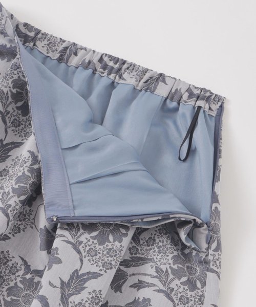 【婦人画報掲載】【BIBURY FLOWER】バイブリーフラワージャカードスカート BIBURY