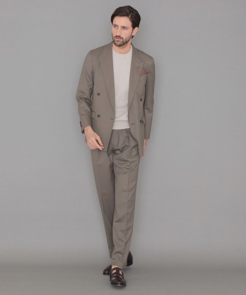 【LEON掲載】ウールストレッチツイル4Bジャケット 