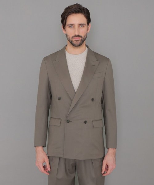 【LEON掲載】ウールストレッチツイル4Bジャケット 