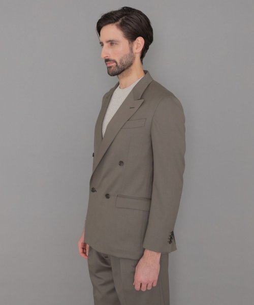 【LEON掲載】ウールストレッチツイル4Bジャケット 