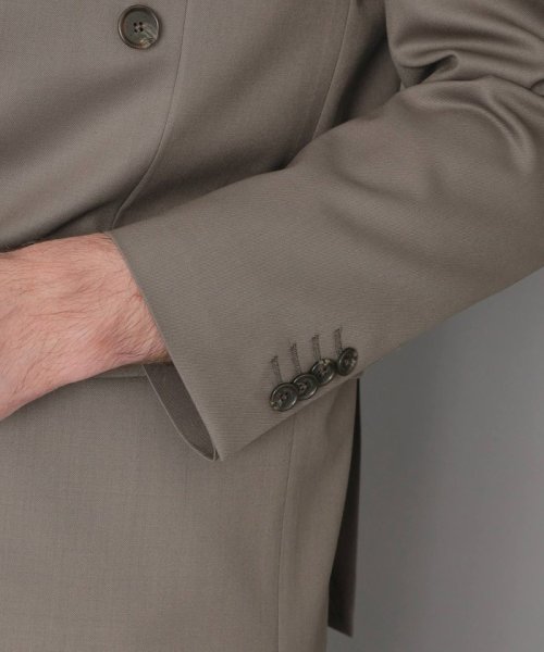 【LEON掲載】ウールストレッチツイル4Bジャケット 