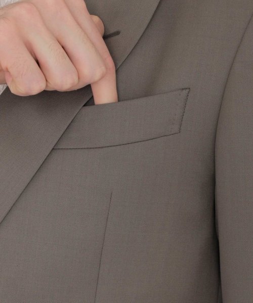 【LEON掲載】ウールストレッチツイル4Bジャケット 