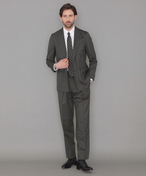 【LEON掲載】ウールストレッチツイルトラウザーズ 