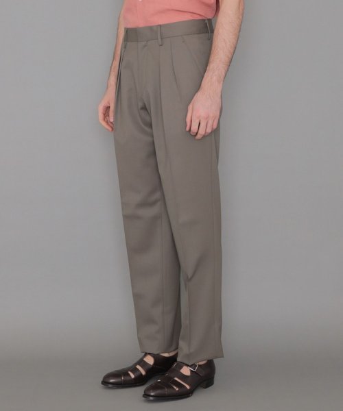 【LEON掲載】ウールストレッチツイルトラウザーズ 