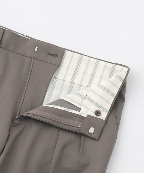 【LEON掲載】ウールストレッチツイルトラウザーズ 