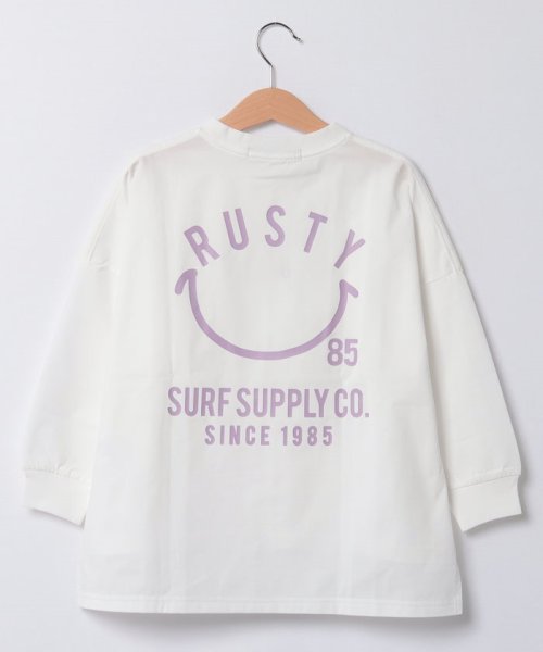 RUSTY Kids(ラスティ　キッズ)/【RUSTY】KIDSナガソデ Tシャツ/img01