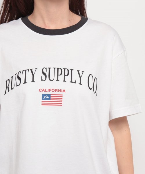 RUSTY(ラスティ（レディース）)/【RUSTY】LADYSハンソデ Tシャツ/img03