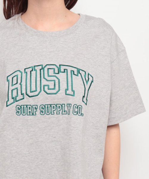 RUSTY(ラスティ（レディース）)/【RUSTY】LADYSハンソデ Tシャツ/img03