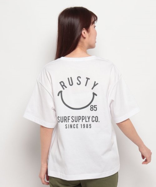 RUSTY(ラスティ（レディース）)/【RUSTY】LADYSハンソデ Tシャツ/img02