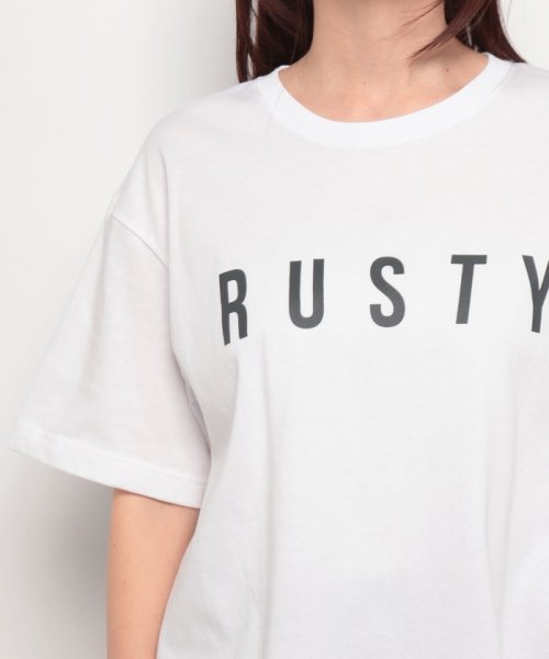 RUSTY(ラスティ（レディース）)/【RUSTY】LADYSハンソデ Tシャツ/img03