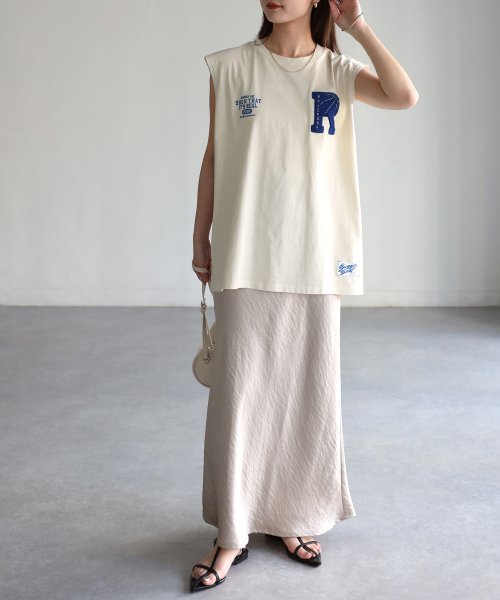 Riberry(リベリー)/サガラ刺繍バスケロゴノースリーブTシャツ/img39