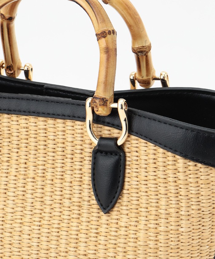 CLASSY.6月号掲載/Oggi4月号掲載】雑材 バンブー ハンドル CLASSY.6月号掲載/Oggi4月号掲載】雑材 バンブー ハンドル