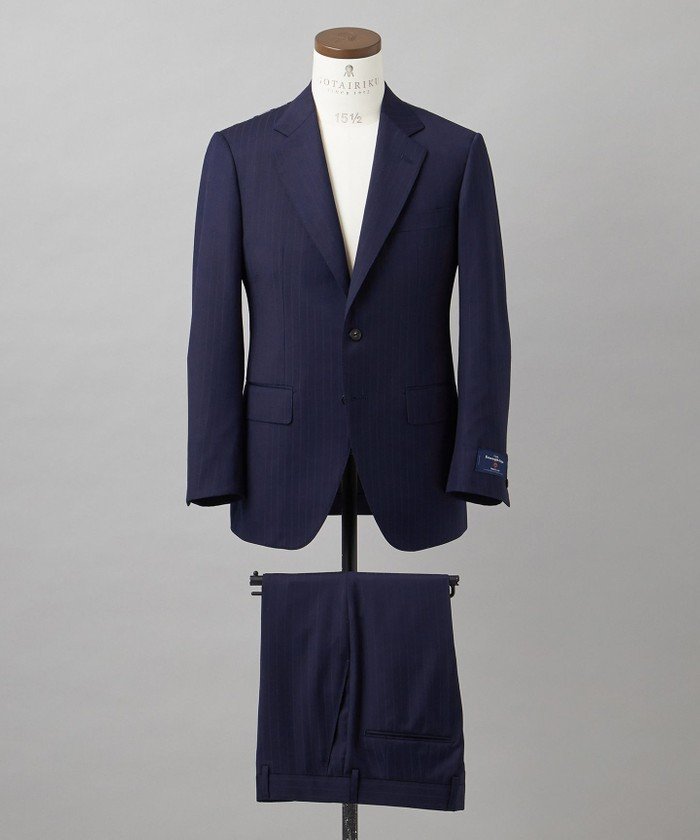 Ermenegildo Zegna】TRAVELLER スーツ（ネイビーストラ(506021448 