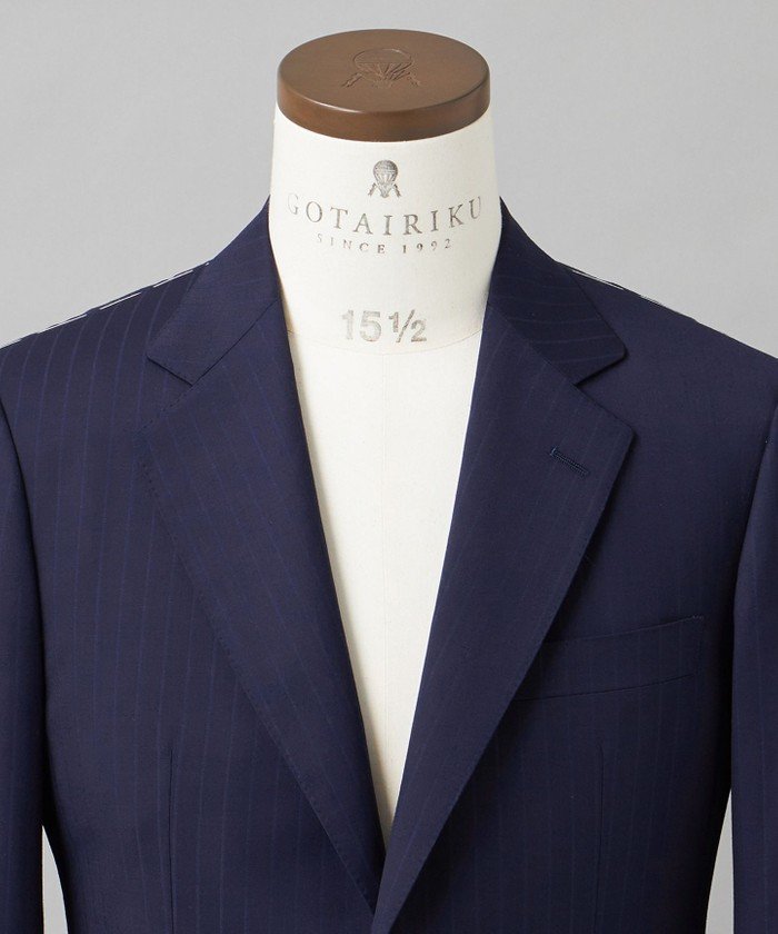 Ermenegildo Zegna】TRAVELLER スーツ（ネイビーストラ(506021448 