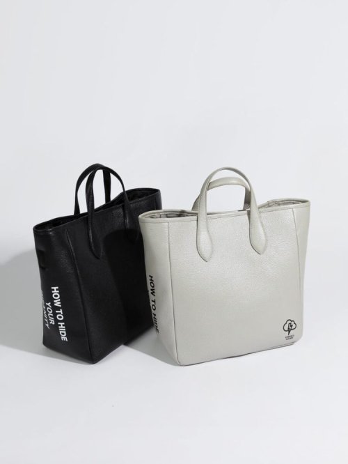 intoxic×nouer SIDE LOGO LEATHER TOTE 【TREASURE TOPKAPI】トレジャー トプカピ【アーカイブ】マイルドサテン スカーフ パネル柄 トートバッグ 2023 AAA1837838985 (14000円)