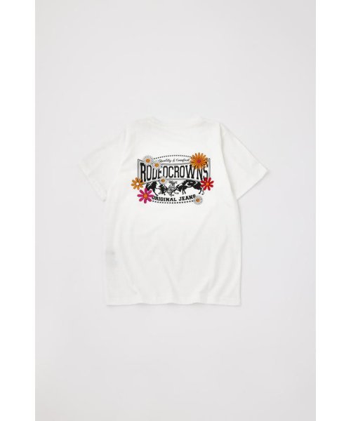 RODEO CROWNS WIDE BOWL(ロデオクラウンズワイドボウル)/キッズFlower Bloom Logo Tシャツ/img01