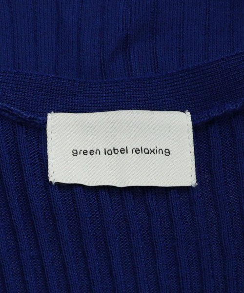green label relaxing(グリーンレーベルリラクシング)/<SEASONAL COLLECTION>リブ Vネック カーディガン/img16