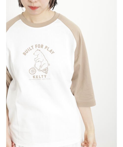 Samansa Mos2(サマンサ　モスモス)/【KELTY×Samansa Mos2】5分袖ラグランTシャツ/img07