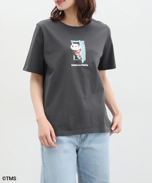 Honeys(ハニーズ)/パンダコパンダ／Ｔシャツ トップス Tシャツ カットソー 半袖 綿100％ UVカット /img10