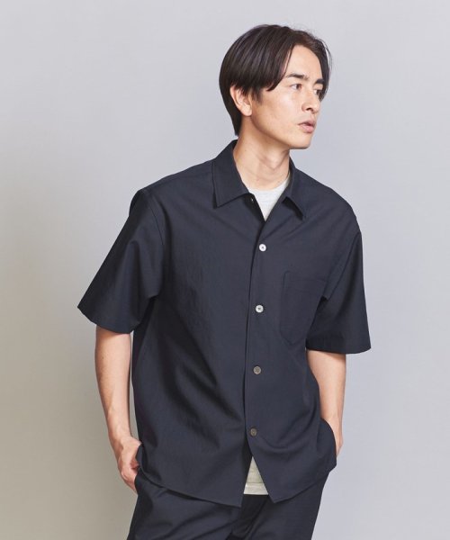 BEAUTY&YOUTH UNITED ARROWS(ビューティーアンドユース　ユナイテッドアローズ)/KOMATSU PACK キャンプカラー ショートスリーブ シャツ －セットアップ対応 撥水機能－/img03