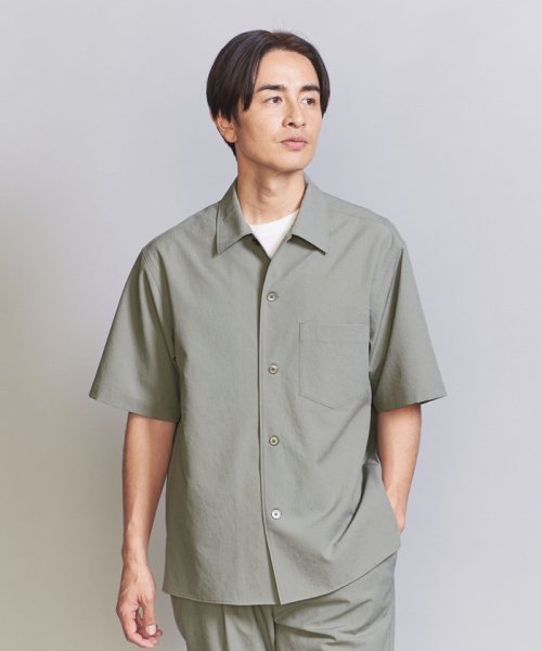 BEAUTY&YOUTH UNITED ARROWS(ビューティーアンドユース　ユナイテッドアローズ)/KOMATSU PACK キャンプカラー ショートスリーブ シャツ －セットアップ対応 撥水機能－/img07