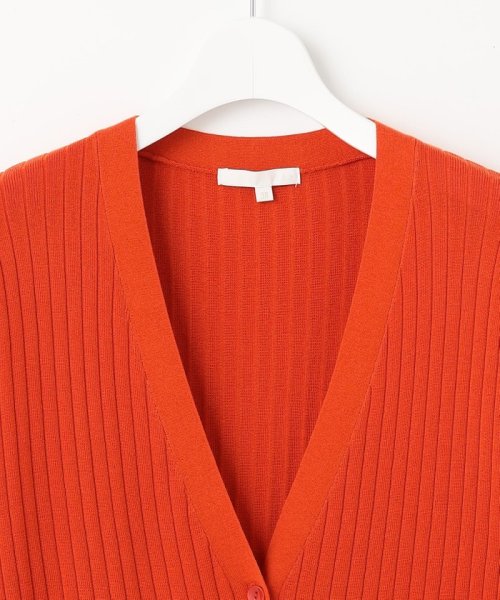 【カタログ掲載・アンサンブル対応・洗える】ハイツイストコットンアセテート カーディガン KRW7CM0454