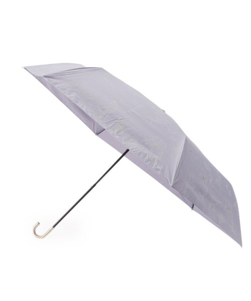 Ober Tashe(ESPERANZA／OberTashe)/遮光率100％ UVカット率100％ 遮光フラワードローイングmini 日傘 晴雨兼用 折りたたみ傘/img01