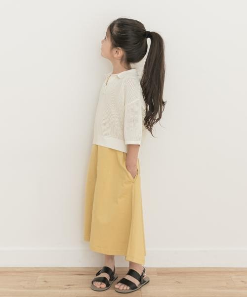 URBAN RESEARCH DOORS（Kids）(アーバンリサーチドアーズ（キッズ）)/『WEB/一部店舗限定サイズ』クロップドメッシュシャツ(KIDS)/img05