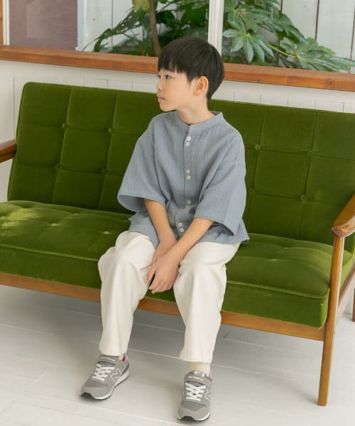 URBAN RESEARCH DOORS（Kids）(アーバンリサーチドアーズ（キッズ）)/Wガーゼバンドカラーシャツ(KIDS)/img03