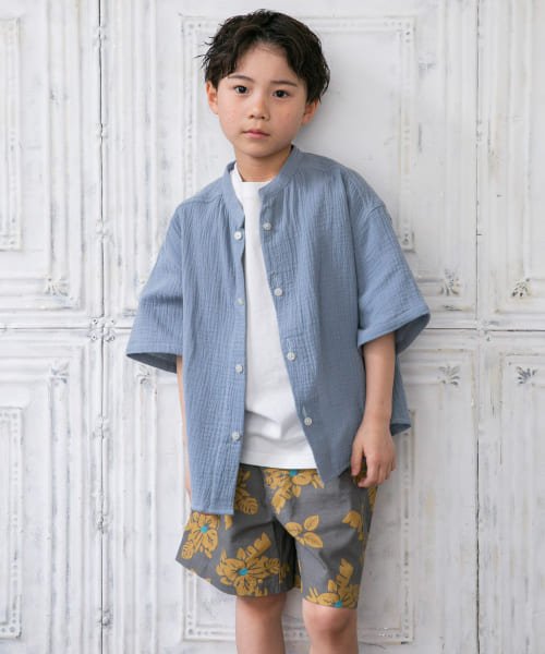 URBAN RESEARCH DOORS（Kids）(アーバンリサーチドアーズ（キッズ）)/Wガーゼバンドカラーシャツ(KIDS)/img06