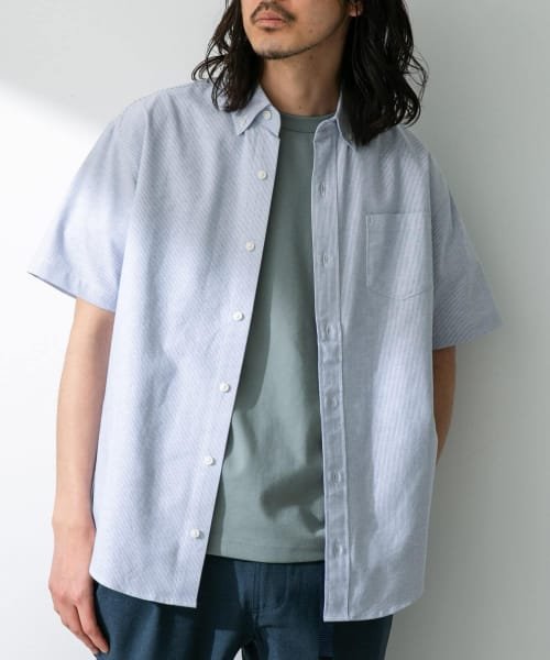 URBAN RESEARCH Sonny Label(アーバンリサーチサニーレーベル)/『XLサイズ/WEB限定/抗菌/イージーケア』オックスボタンダウン半袖シャツ/img06