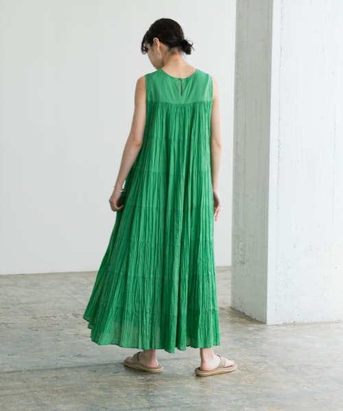 『一部WEB限定カラー』ティアードクリンクルワンピース 人気・おすすめ｜使いやすい・旅行におすすめ 品質保証 全国発送 在庫限り