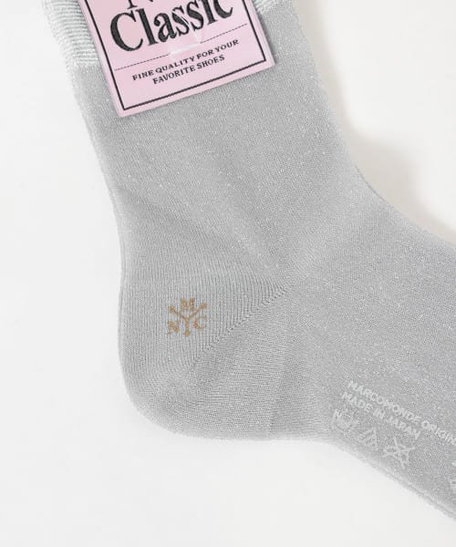 URBAN RESEARCH(アーバンリサーチ)/MARCOMONDE　glitter sheer short socks/img05