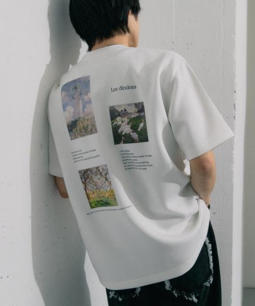 SENSE OF PLACE by URBAN RESEARCH(センスオブプレイス バイ アーバンリサーチ)/『別注』Claude Monet　グラフィックアートTシャツ(5分袖)A/img08