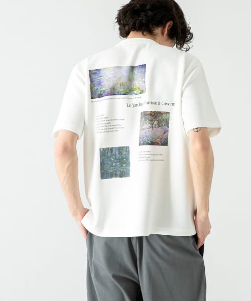 SENSE OF PLACE by URBAN RESEARCH(センスオブプレイス バイ アーバンリサーチ)/『別注』Claude Monet　グラフィックアートTシャツ(5分袖)B/img02