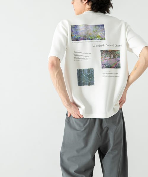 SENSE OF PLACE by URBAN RESEARCH(センスオブプレイス バイ アーバンリサーチ)/『別注』Claude Monet　グラフィックアートTシャツ(5分袖)B/img03