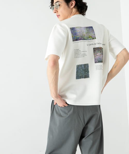 SENSE OF PLACE by URBAN RESEARCH(センスオブプレイス バイ アーバンリサーチ)/『別注』Claude Monet　グラフィックアートTシャツ(5分袖)B/img04