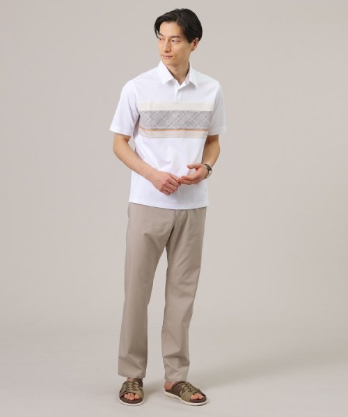 TAKEO KIKUCHI(タケオキクチ)/ファブリックパネル切替 ポロシャツ/img03