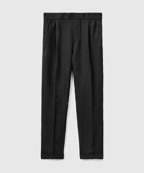 リネン100%クロップド丈ウエストゴムテーパードパンツ 人気・おすすめ｜多用途・生活用品におすすめ 口コミ人気 即納 日本国内即配送