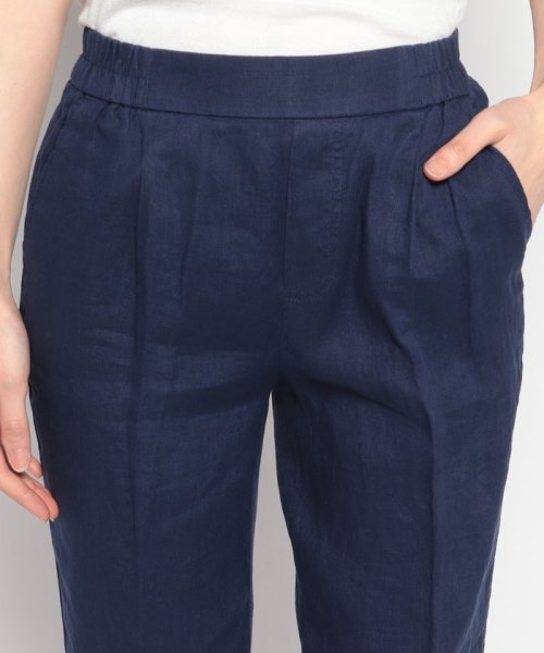 リネン100%クロップド丈ウエストゴムテーパードパンツ 人気・おすすめ｜多用途・生活用品におすすめ 口コミ人気 即納 日本国内即配送