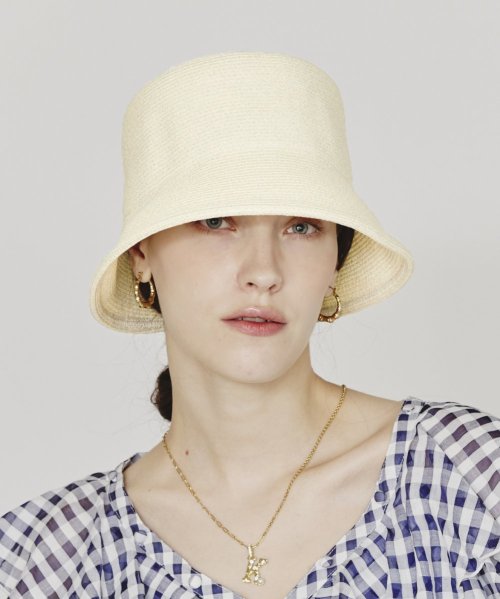 Chapeaud'O(Chapeaud’O)/Chapeau d' O Lame Silk Braid Bucket/母の日ギフトにおすすめ/img03