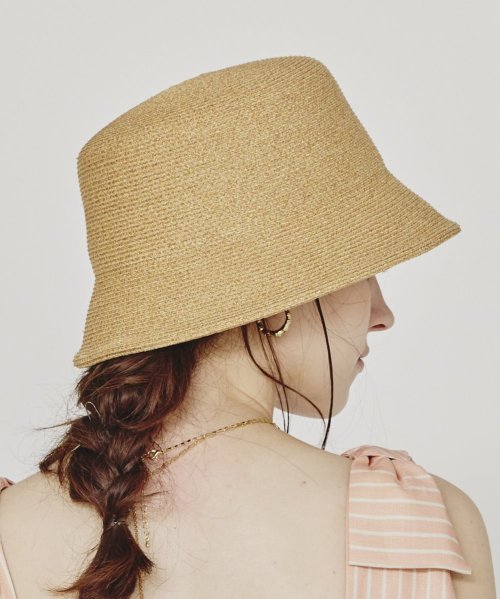 Chapeaud'O(Chapeaud’O)/Chapeau d' O Lame Silk Braid Bucket/母の日ギフトにおすすめ/img10