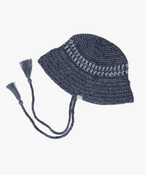 OVERRIDE(OVERRIDE)/OVERRIDE REC KNIT CROCHET CLOCHE SG/img13