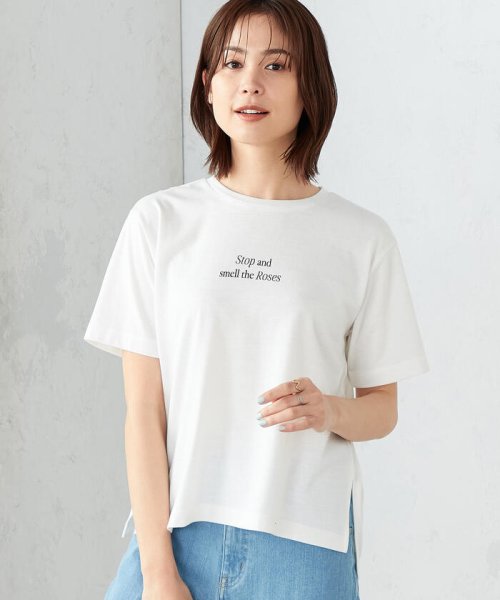 COMME CA ISM (コムサイズム（レディス）)/ロゴプリント Ｔシャツ/img03