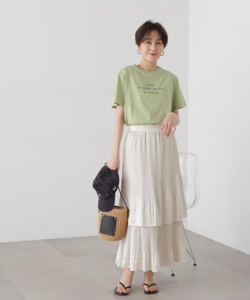 N Natural Beauty Basic(エヌナチュラルビューティベーシック)/タイプライター風ロゴTシャツ/img35