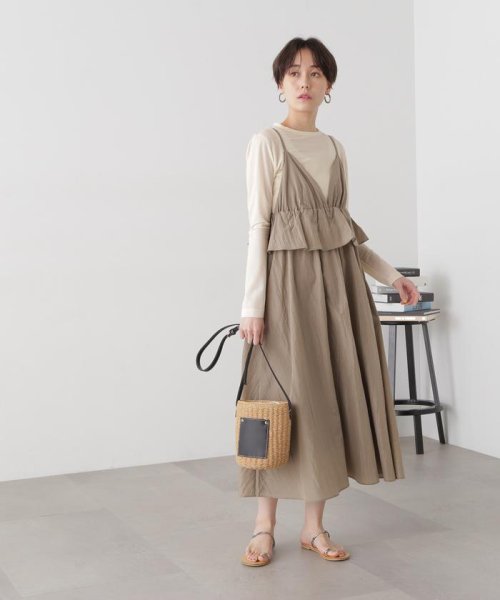 N Natural Beauty Basic(エヌナチュラルビューティベーシック)/インナーセットラッフルキャミワンピース/img31