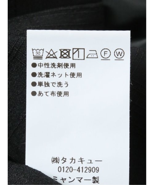 TAKA-Q(タカキュー)/ストレッチウォッシャブル レギュラーフィット 2ボタン2ピーススーツ チェック黒 メンズ セットアップ ジャケット ビジネス カジュアル 通勤 仕事/img14