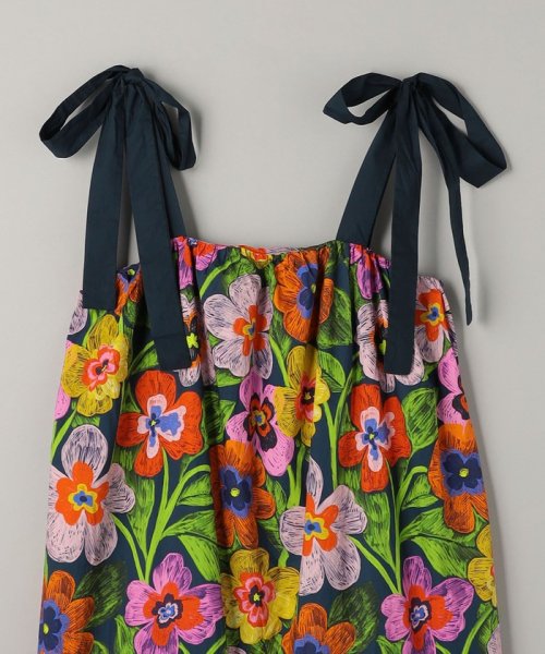 ＜FRNCH＞フラワープリント リボンワンピース  Z1360348738(10450円)