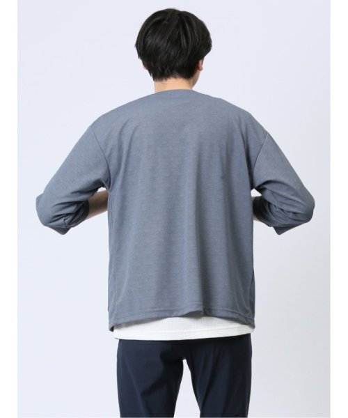 m.f.editorial(エムエフエディトリアル)/7分袖カーディガン&半袖Tシャツ アンサンブル メンズ Tシャツ カットソー カジュアル インナー トップス ギフト プレゼント/img45